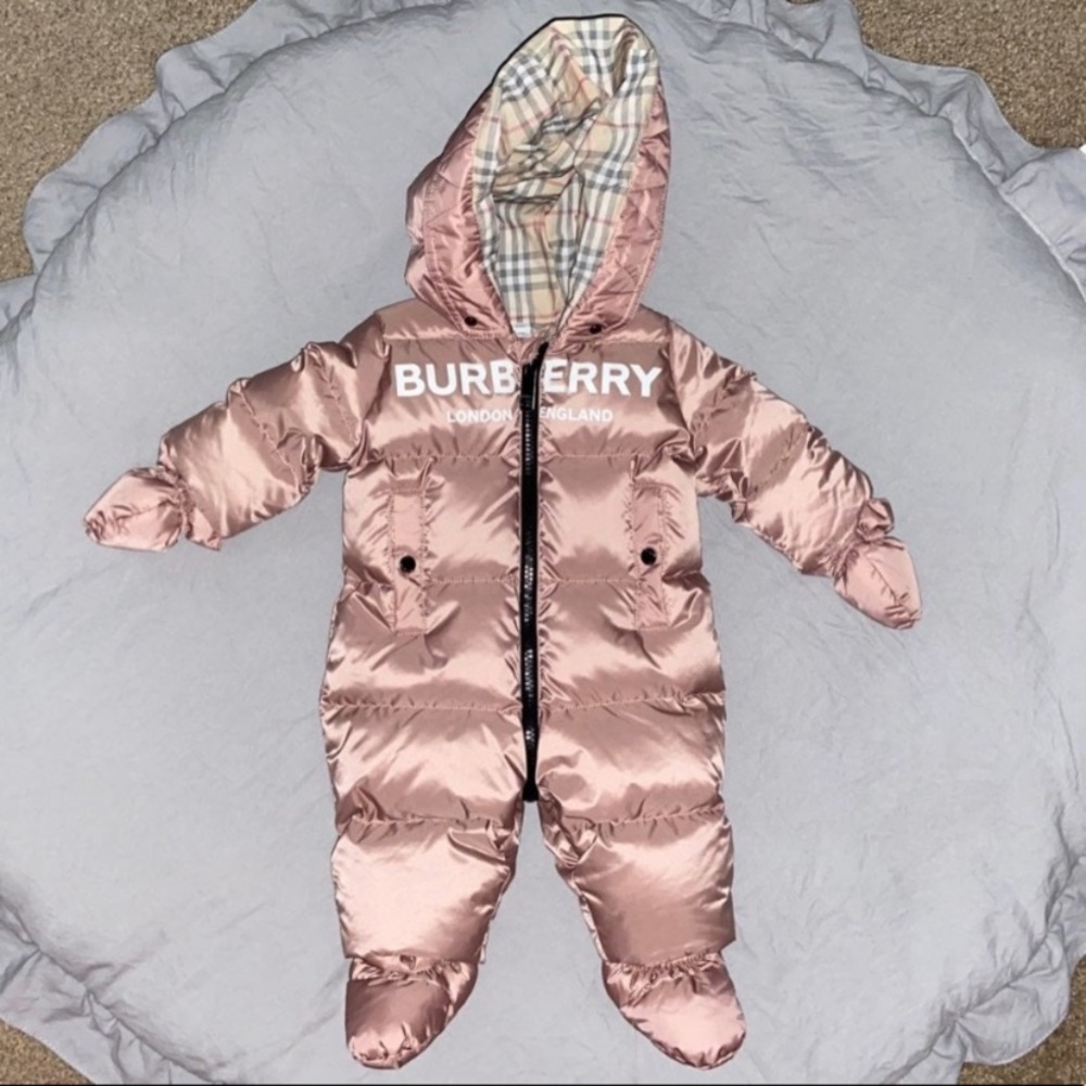 BABY BURBERRY SNOWSUIT -  3 MONTHS